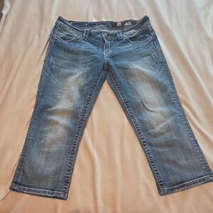 Miss Me Light Blue Capri Jeans